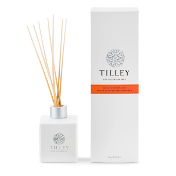 Tilley Classic White Reed Diffuser 150ml Wild Gingerlily