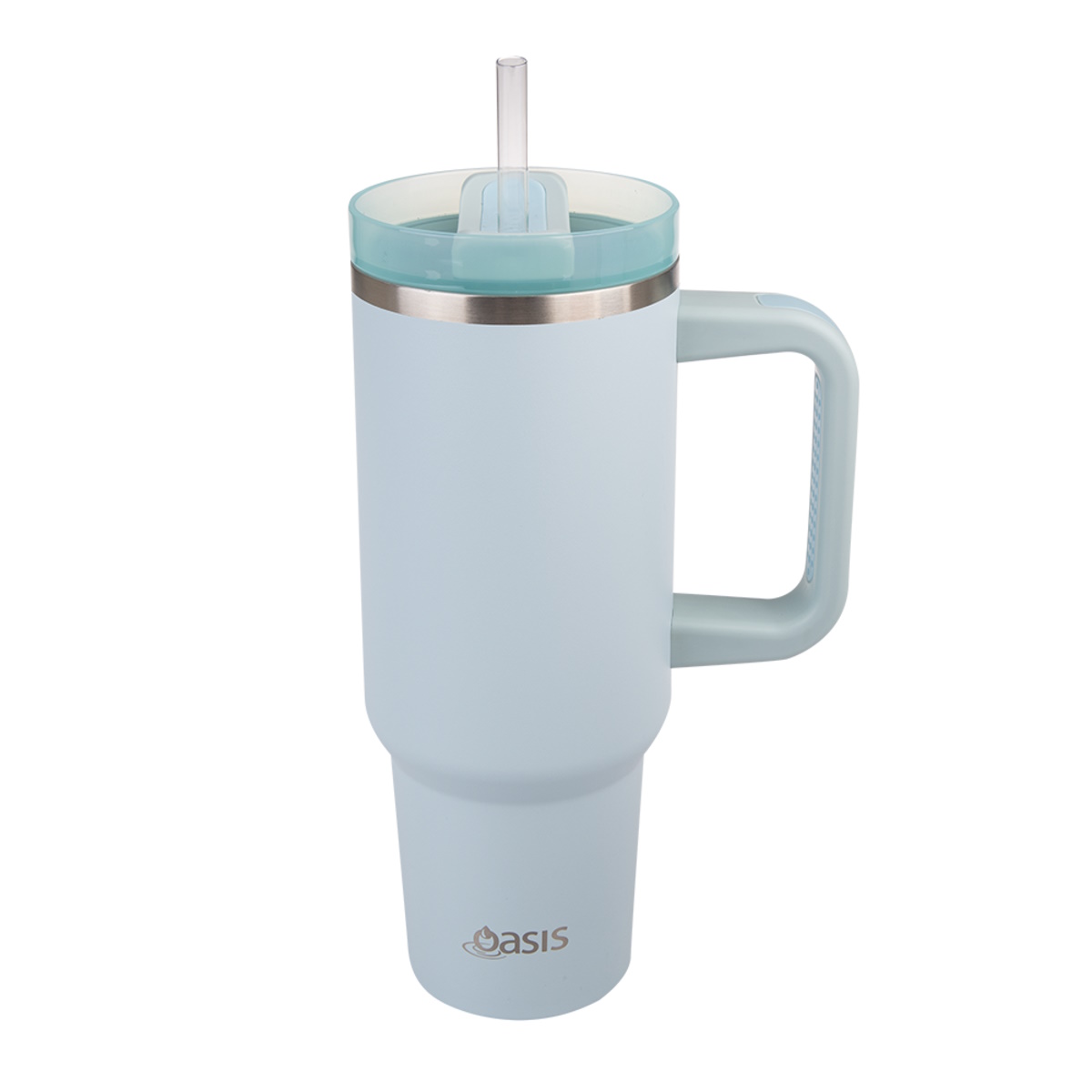 Oasis Stainless Steel Double Wall Insulated Commuter Travel Tumbler 1.2l SEA MIST-4