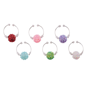 Avanti Wine Charms -Crystal Balls