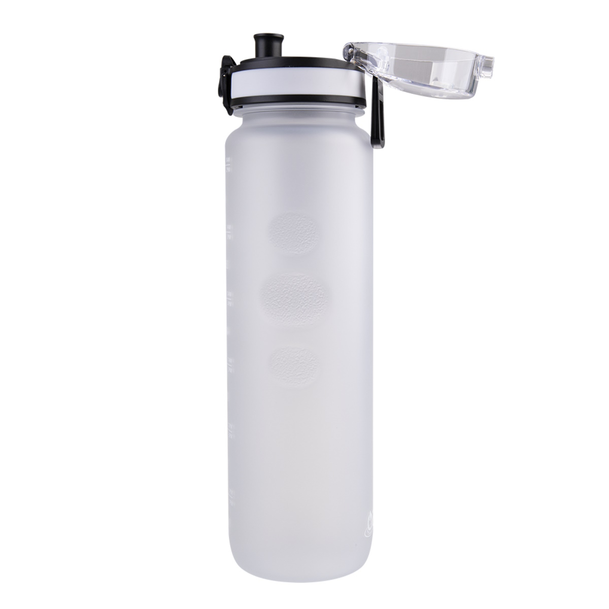 Oasis Tritan Motivational Sports Bottle 1l - White-2