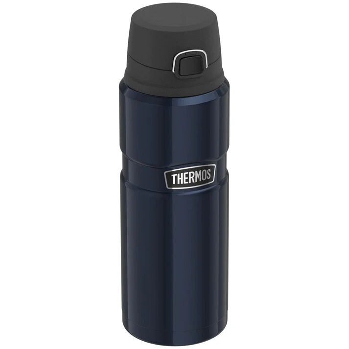 Thermos Stainless King Vacuum Insulated Bottle, 710ml - Midnight Blue