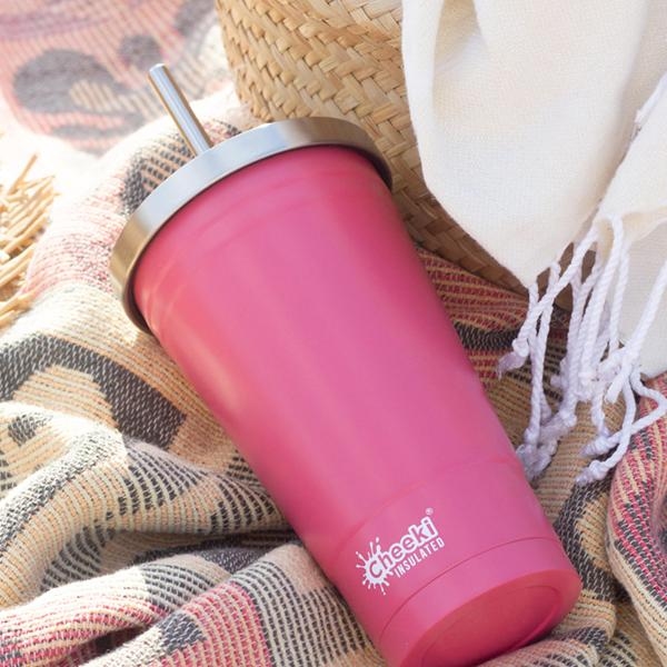 Cheeki Insulated Tumblers Dusty Pink 500ml-3
