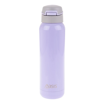 Oasis Stainless Steel Insulated Sports Bottle With Straw 500ml Lilac