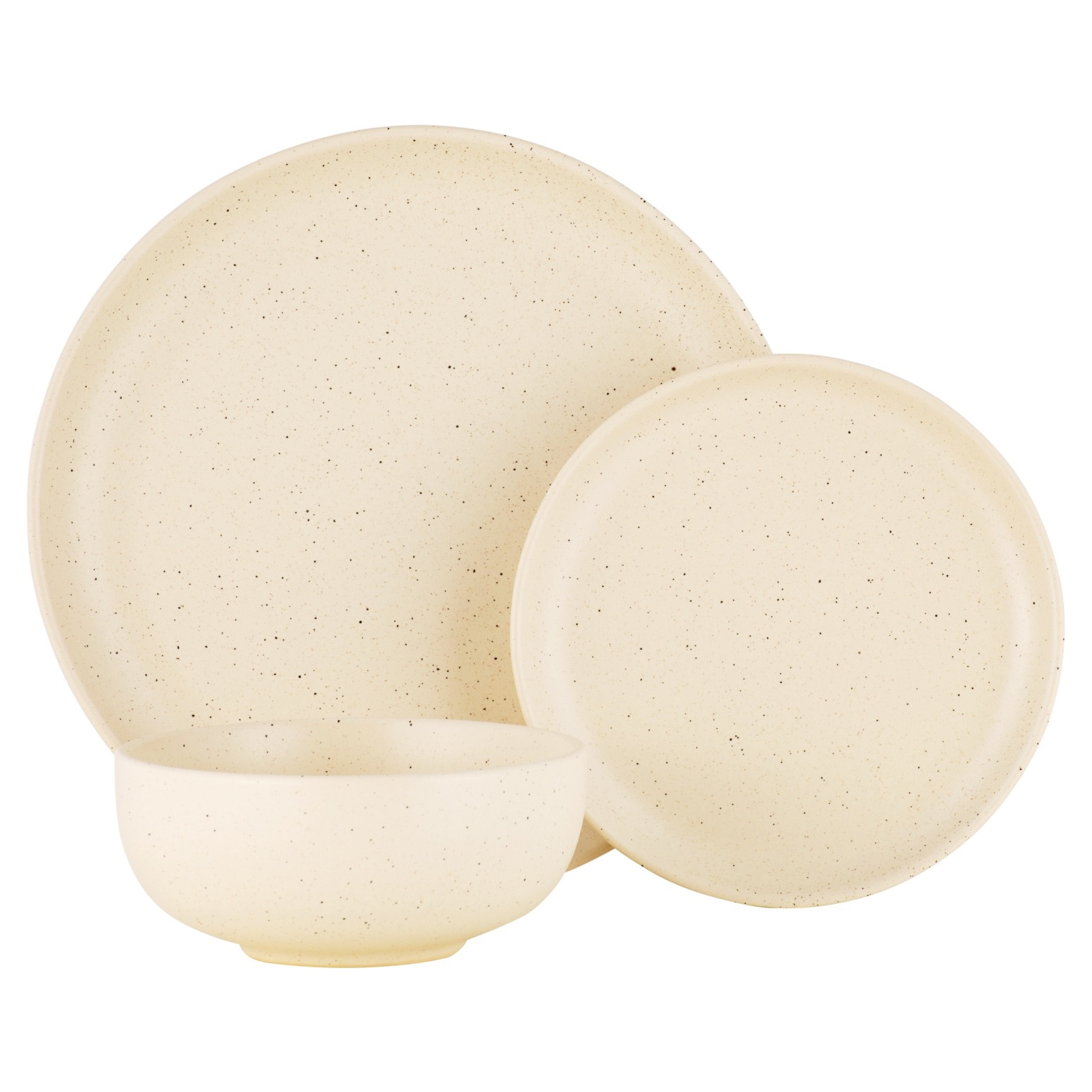 Maxwell & Williams Palette Dinner Set 12pc Cream Speckle Gift Boxed-1