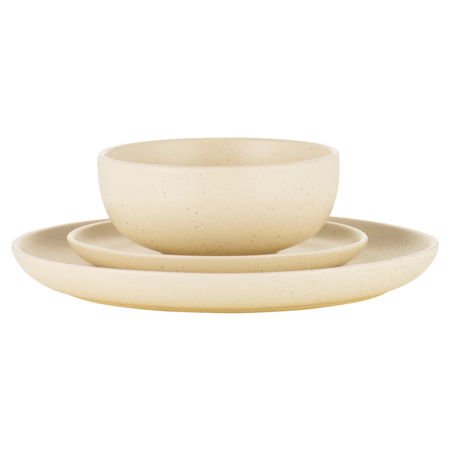 Maxwell & Williams Palette Dinner Set 12pc Cream Speckle Gift Boxed-4