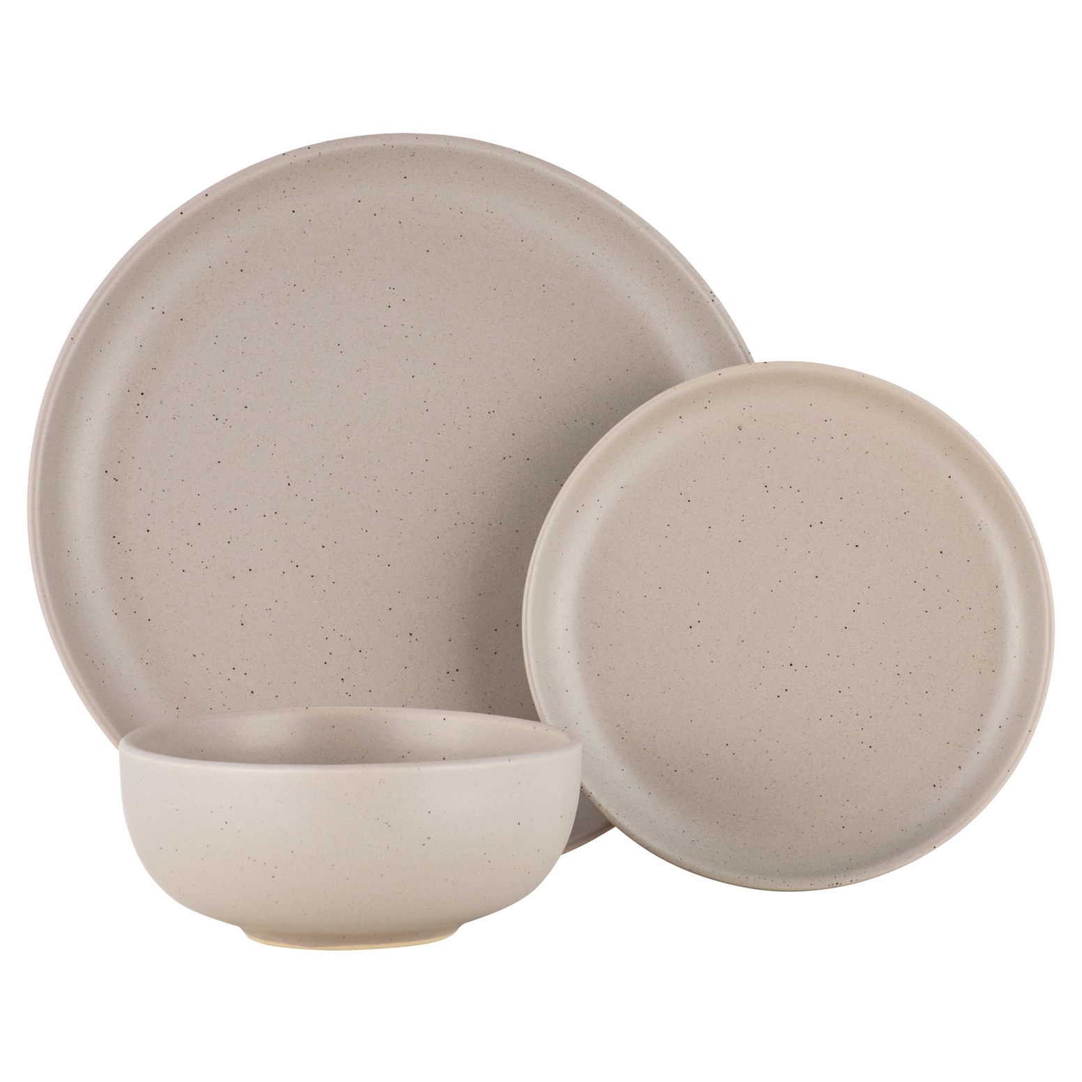 Maxwell & Williams Palette Dinner Set 12pc Grey Speckle Gift Boxed-1