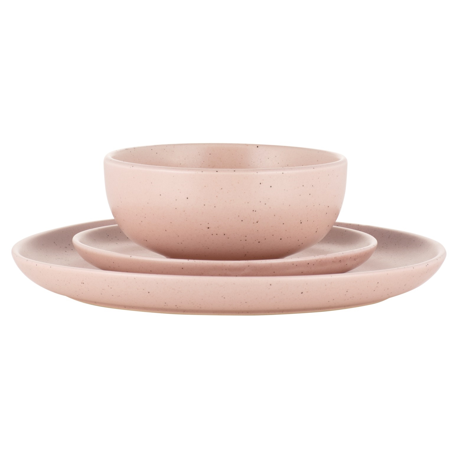 Maxwell & Williams Palette Dinner Set 12pc Pink Speckle Gift Boxed-4