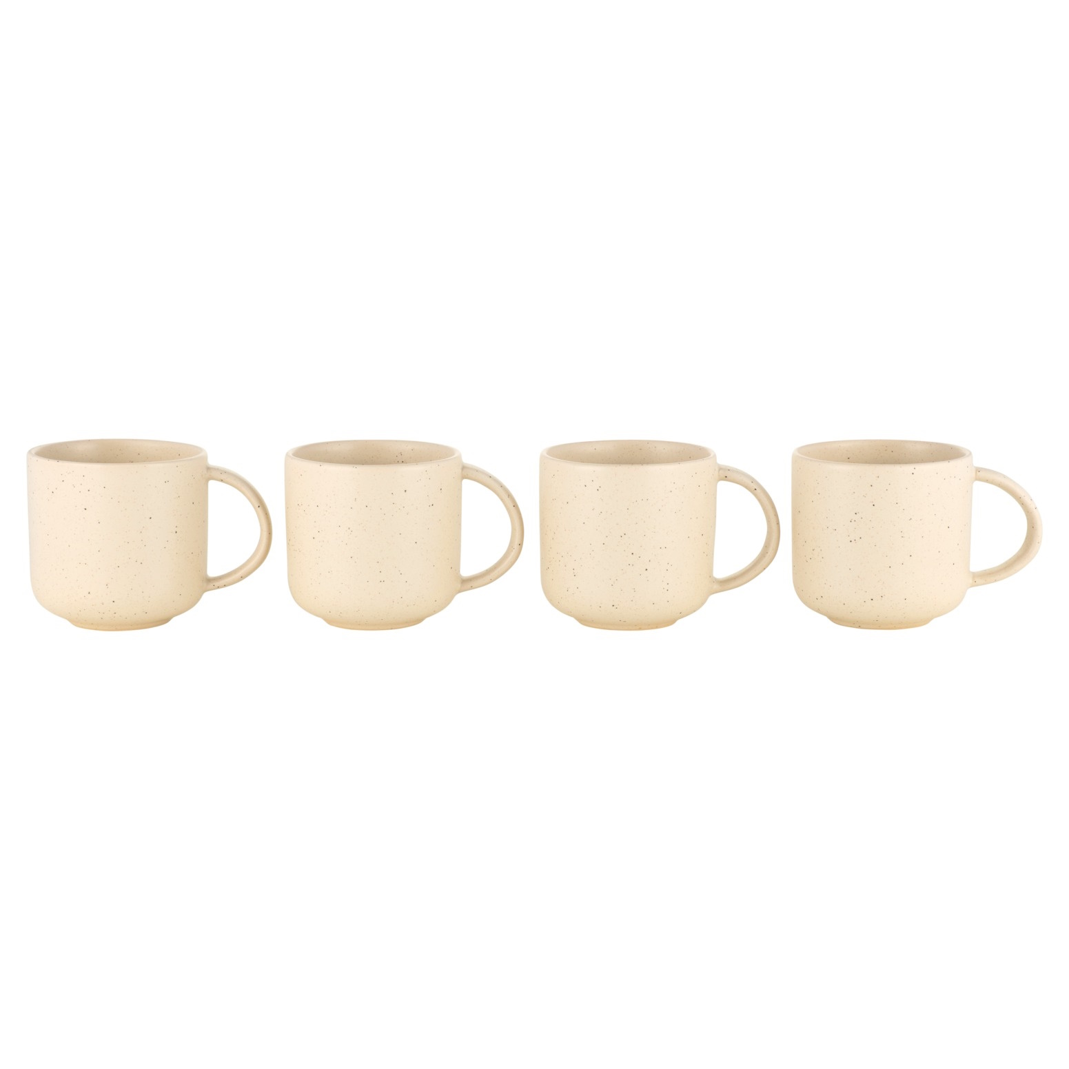 Maxwell & Williams Palette Mug Set of 4 360ML Cream Speckle Gift Boxed-3