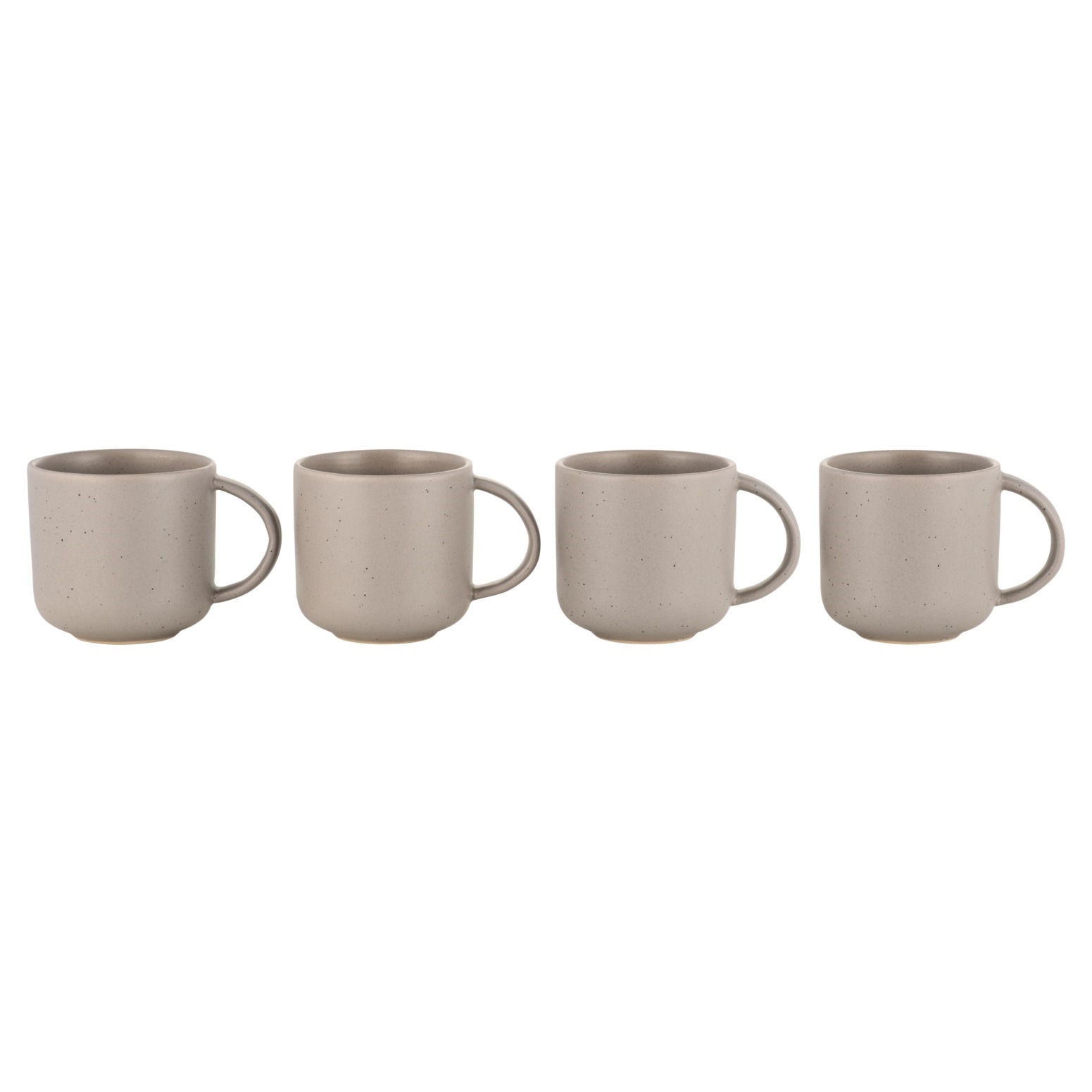 Maxwell & Williams Palette Mug Set of 4 360ML Grey Speckle Gift Boxed-4
