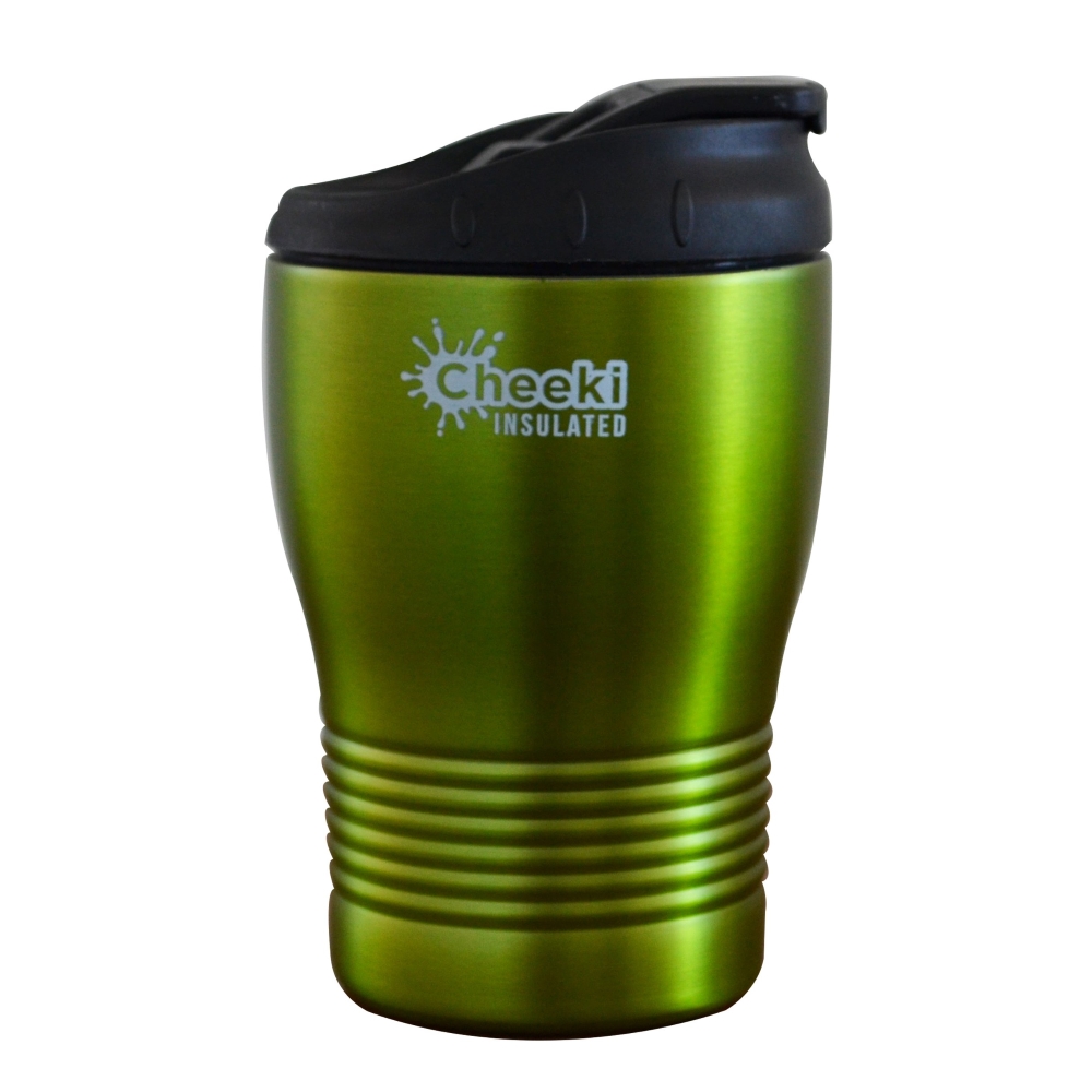 Cheeki Coffee Cups Spill Proof Lime 240ml-1