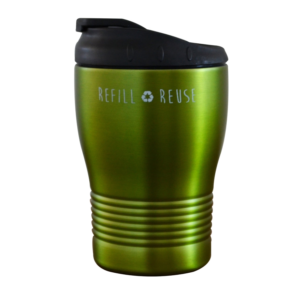 Cheeki Coffee Cups Spill Proof Lime 240ml-2