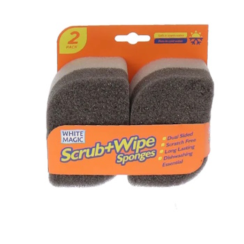 White Magic – Scrub & Wipe Sponge