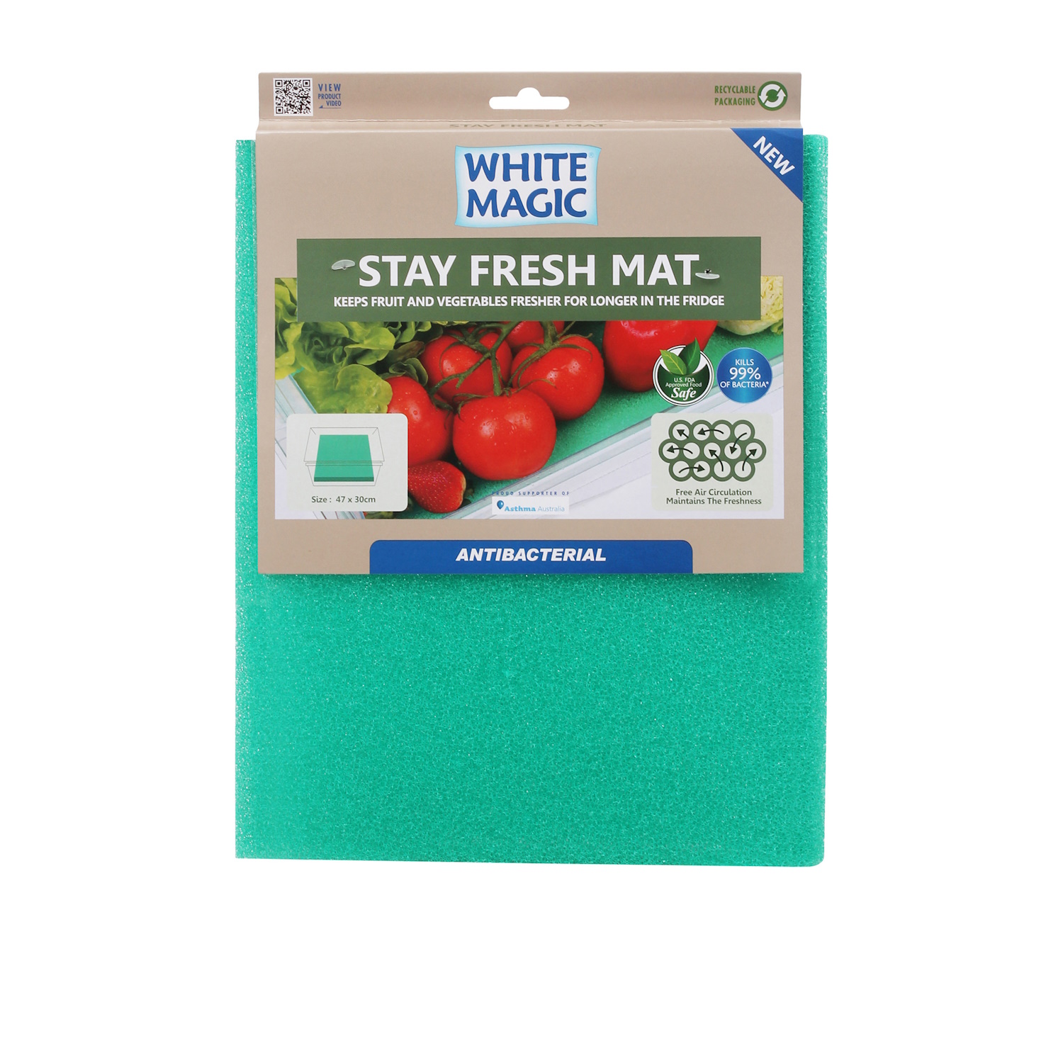 White Magic Stay Fresh Mat 47x30cm-1