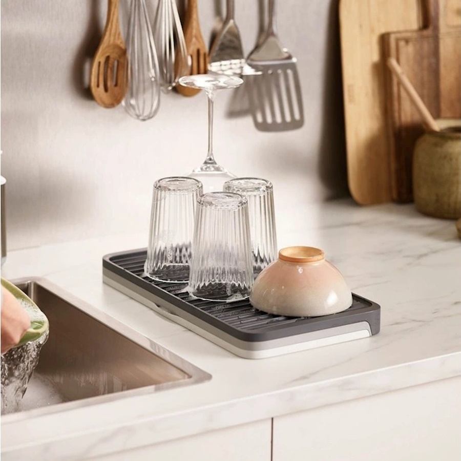 Joseph & Joseph Tier Grey Expandable Draining Board-3