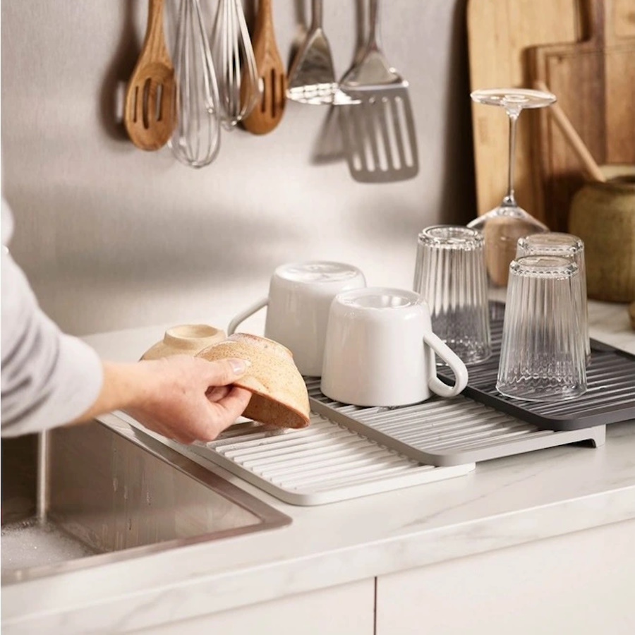 Joseph & Joseph Tier Grey Expandable Draining Board-4