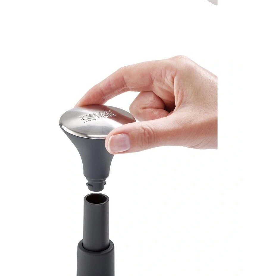 Joseph & Joseph Push&Tear Grey Kitchen Roll Holder-3
