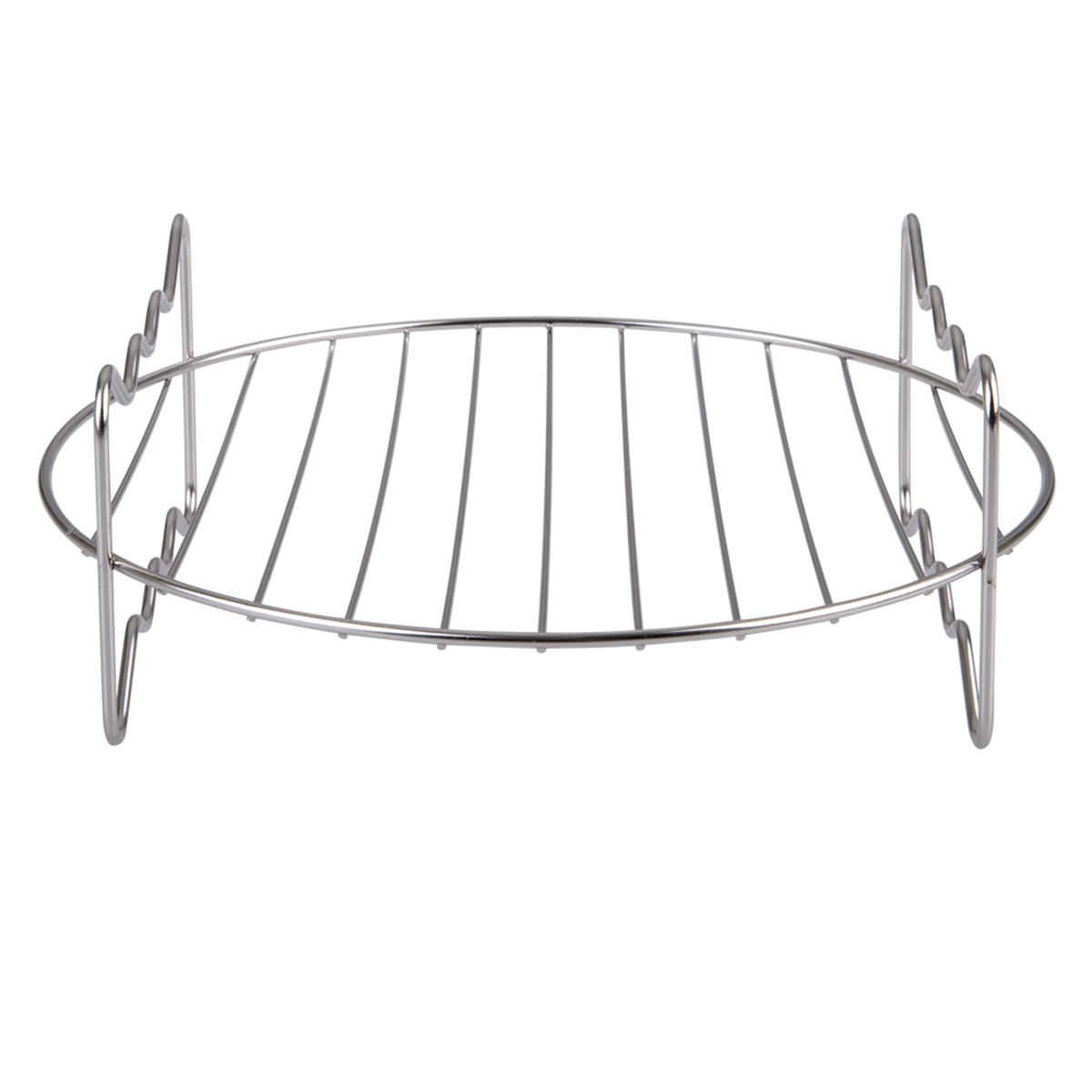 Appetito Stainless Steel Round Air Fryer Rack 22cm Dia-2
