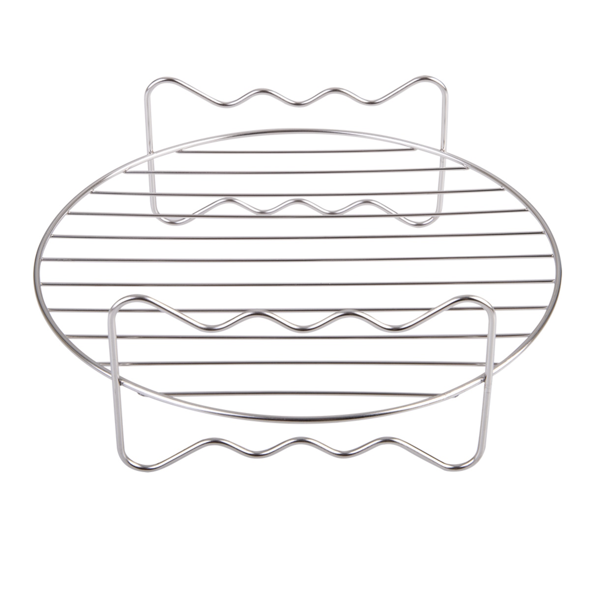 Appetito Stainless Steel Round Air Fryer Rack 22cm Dia-4