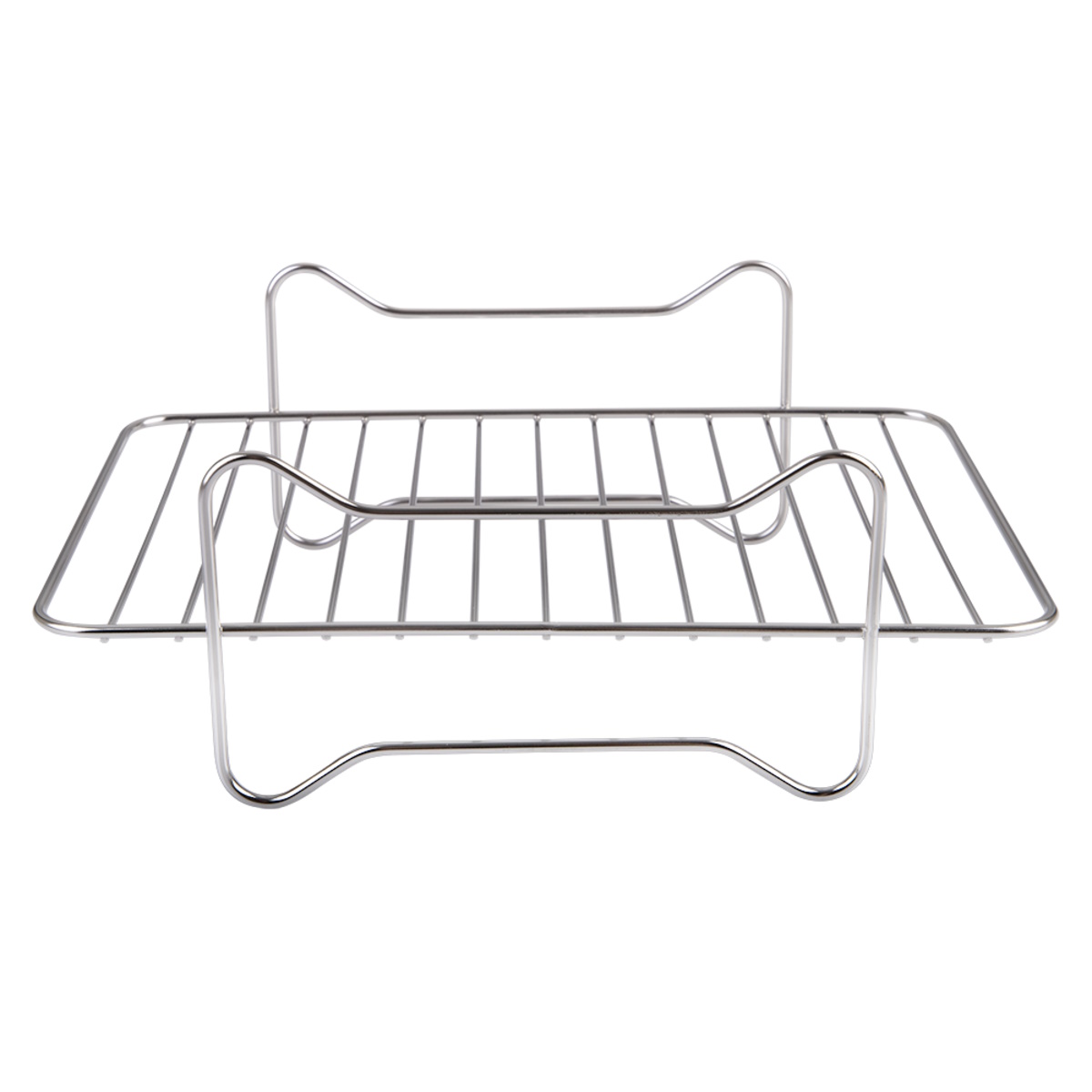 Appetito Stainless Steel Rectangle Air Fryer Rack 22 X 16cm-4