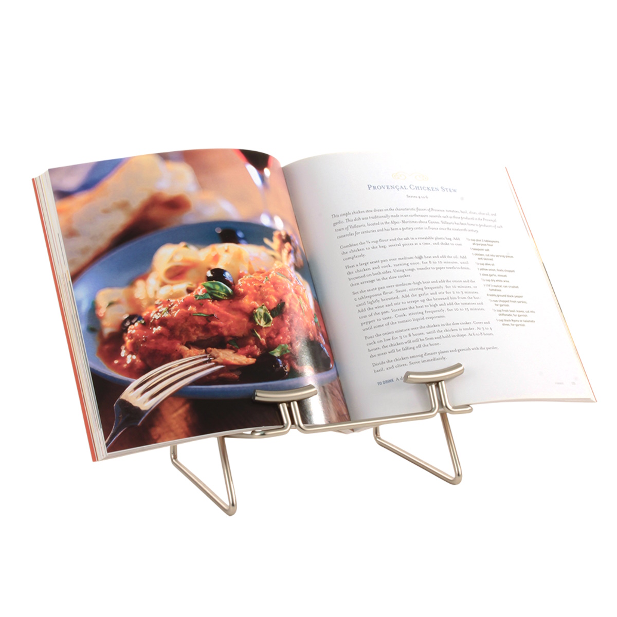 Spectrum Euro Tablet & Cookbook Stand - Satin