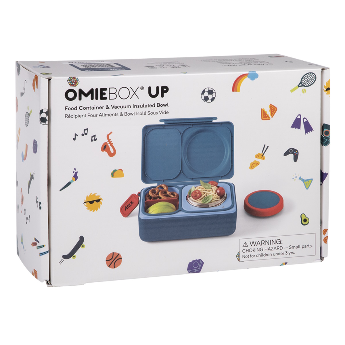 Omie Omieboxup Hot & Cold Bento Box - COSMIC BLUE-3