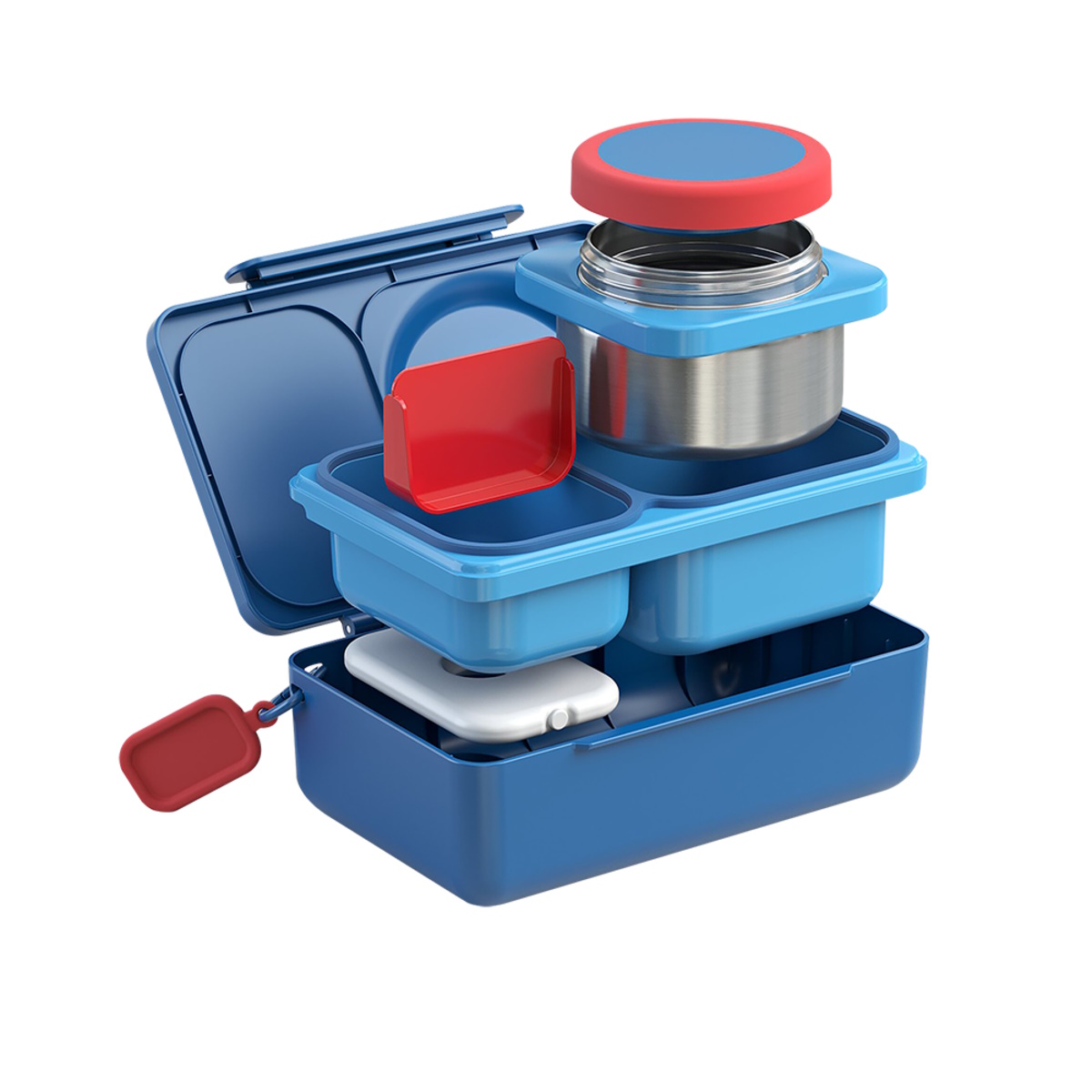 Omie Omieboxup Hot & Cold Bento Box - COSMIC BLUE-4