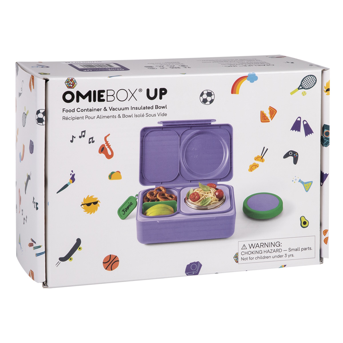 Omie Omieboxup Hot & Cold Bento Box - GALAXY PURPLE-3