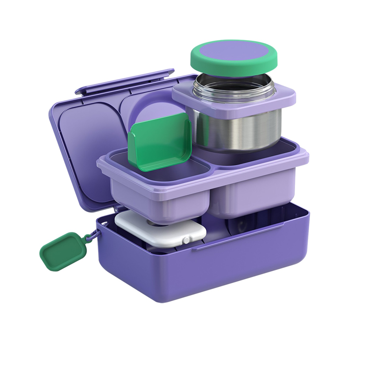 Omie Omieboxup Hot & Cold Bento Box - GALAXY PURPLE-4