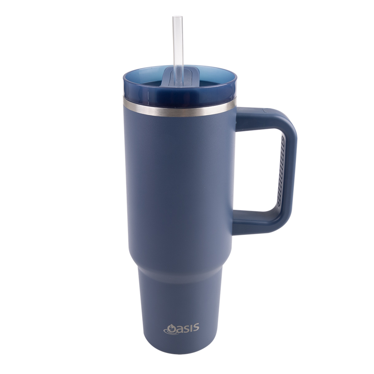  Oasis Stainless Steel Double Wall Insulated Commuter Travel Tumbler 1.2l - Indigo-2