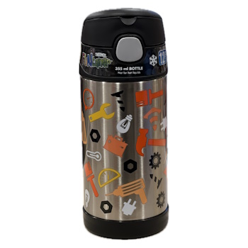 Thermos FUNtainer Vacuum Insulated Drink Bottle - Construction Zone