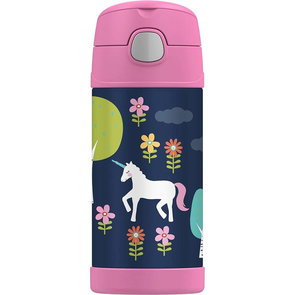Thermos FUNtainer Vacuum Insulated Drink Bottle - Purple Unicorn
