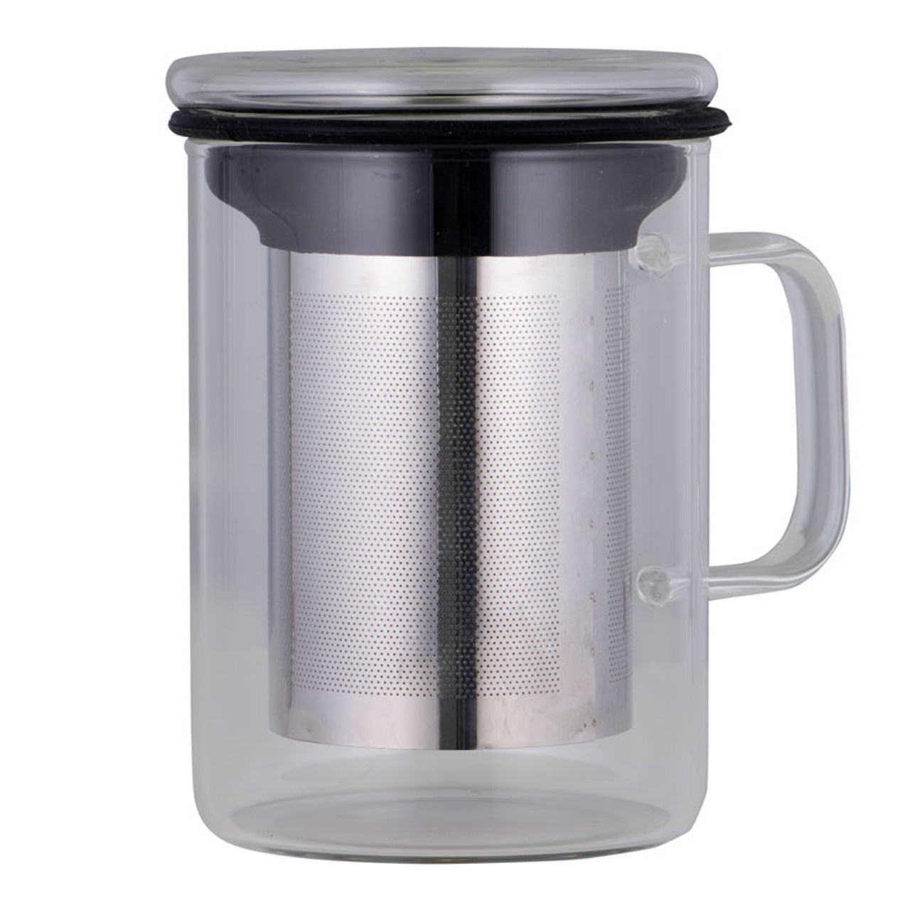 Avanti Tea Mug With Infuser 350ml - Black