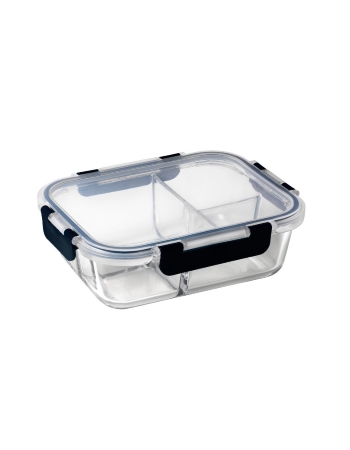 Pyrex Meal Prep 950ml  Rectangular Trio Divided Lunch Box