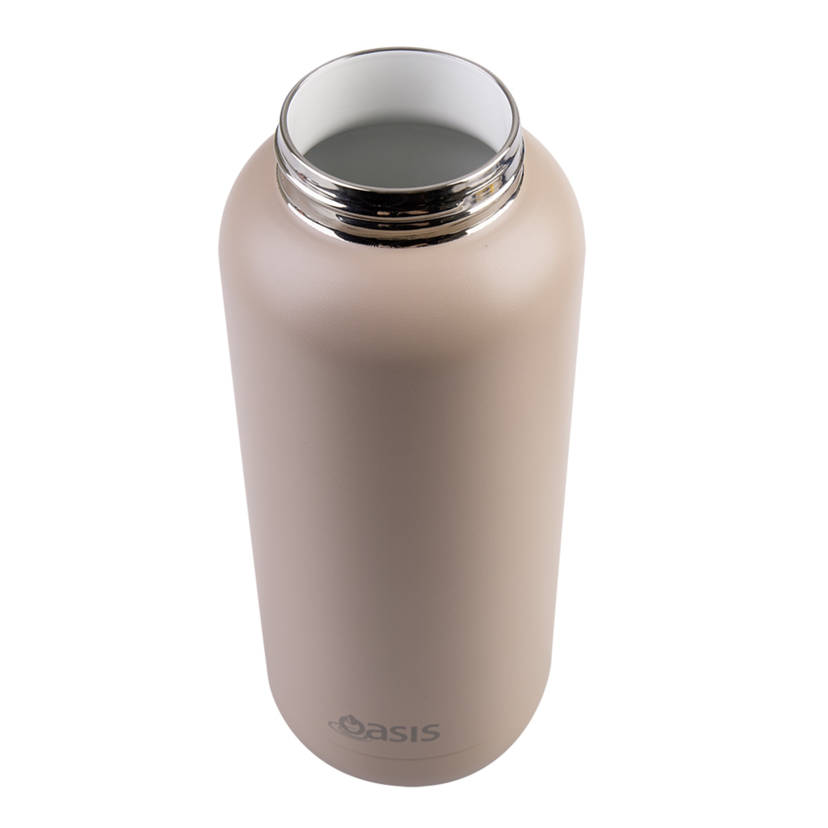 Oasis Moda Ceramic Lined Stainless Steel Triple Wall Insulated Drink Bottle 1l - Latte-3