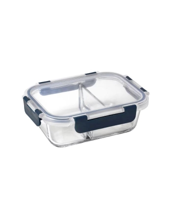 Pyrex Meal Prep 1L Rectangular Duo Divided  Lunch Box