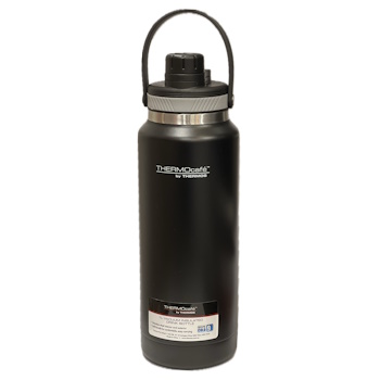Thermos Thermocafe StainlessSteel Hydration Bottle -1L Black