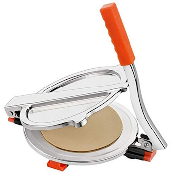 Affix Stainless Steel 17cm Puri and Chapathi Maker Press With Handle