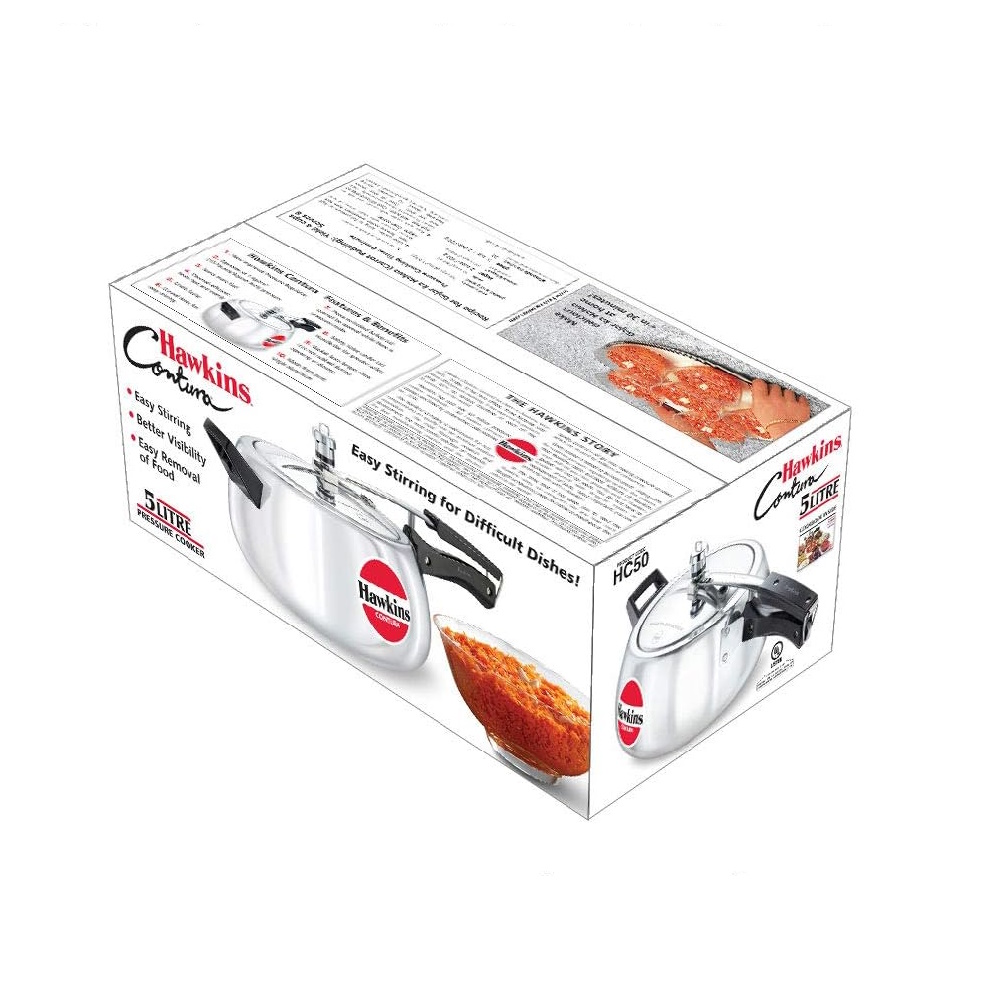 Hawkins Contura 5 Litre Pressure Cooker - HC50-4