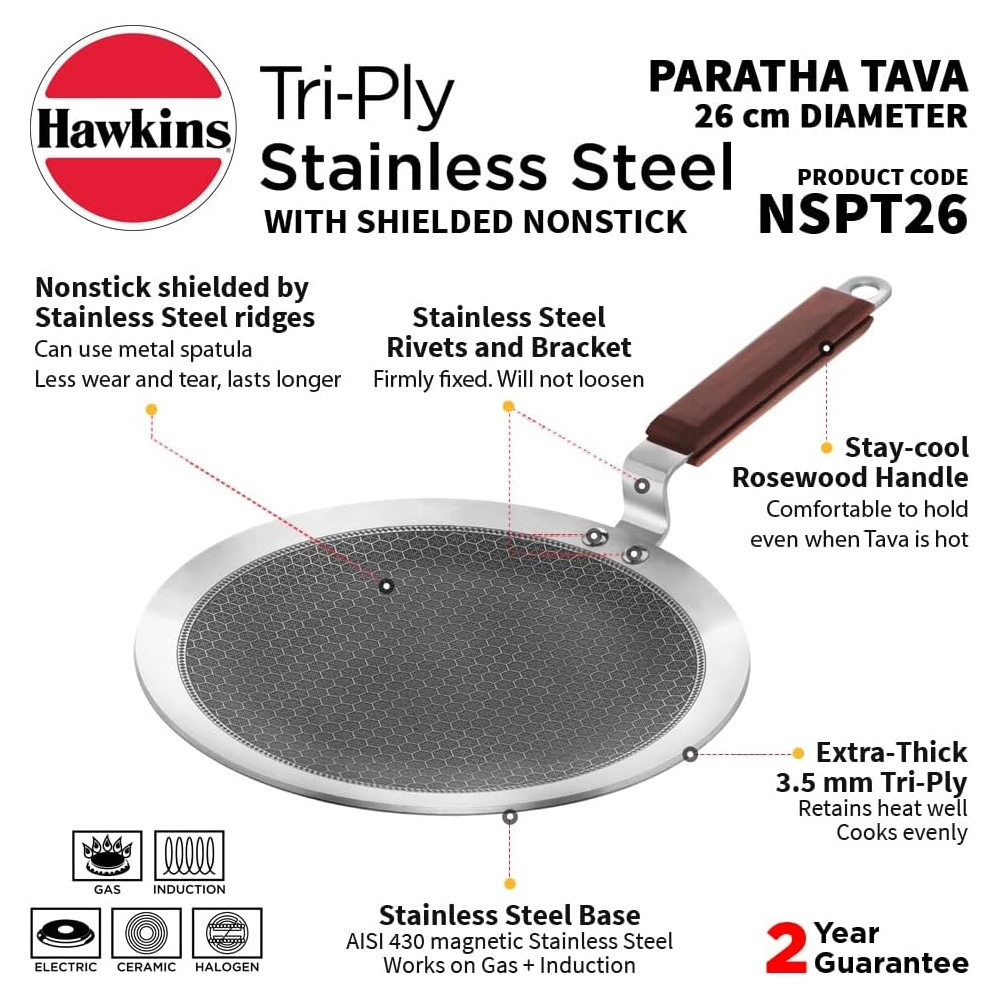 Hawkins 26 cm Paratha Tava - NSPT26