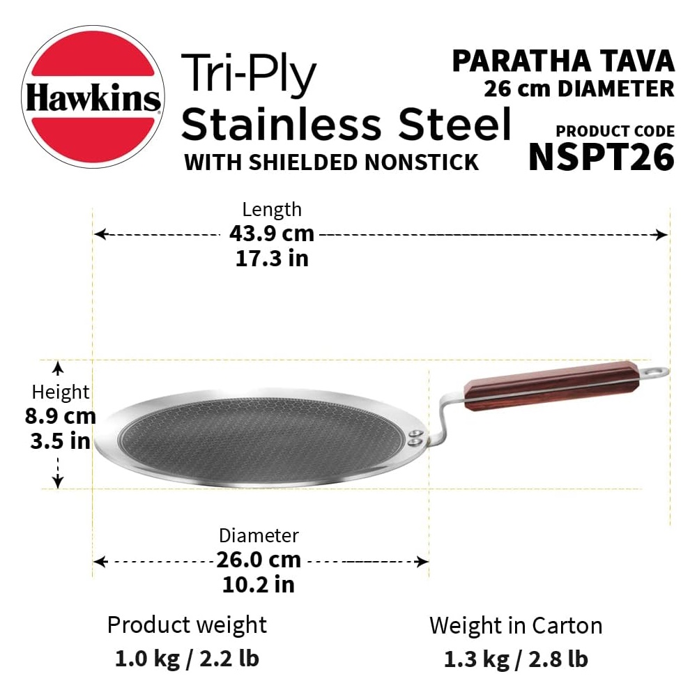 Hawkins 26 cm Paratha Tava - NSPT26-3