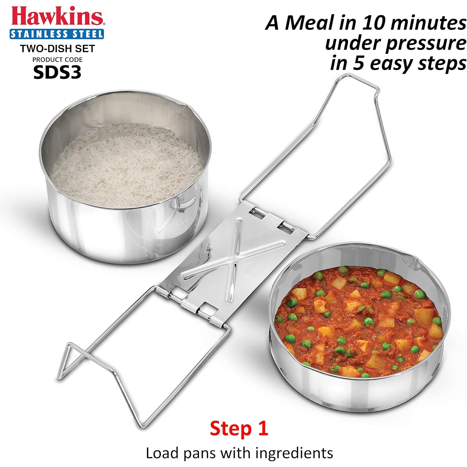 Hawkins Stainless Steel Two-dish Set SDS3-3