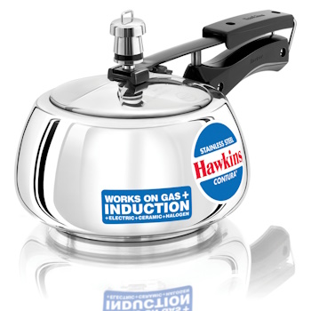 Hawkins Stainless Steel Contura 2 Litre Pressure Cooker - SSC20