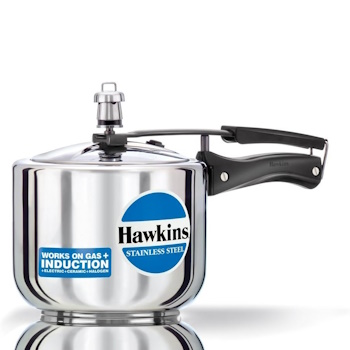 Hawkins Stainless Steel Contura 3 Litre Pressure Cooker Tall - HSS3T