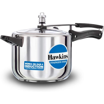 Hawkins Stainless Steel Contura 5 Litre Pressure Cooker Tall - HSS50