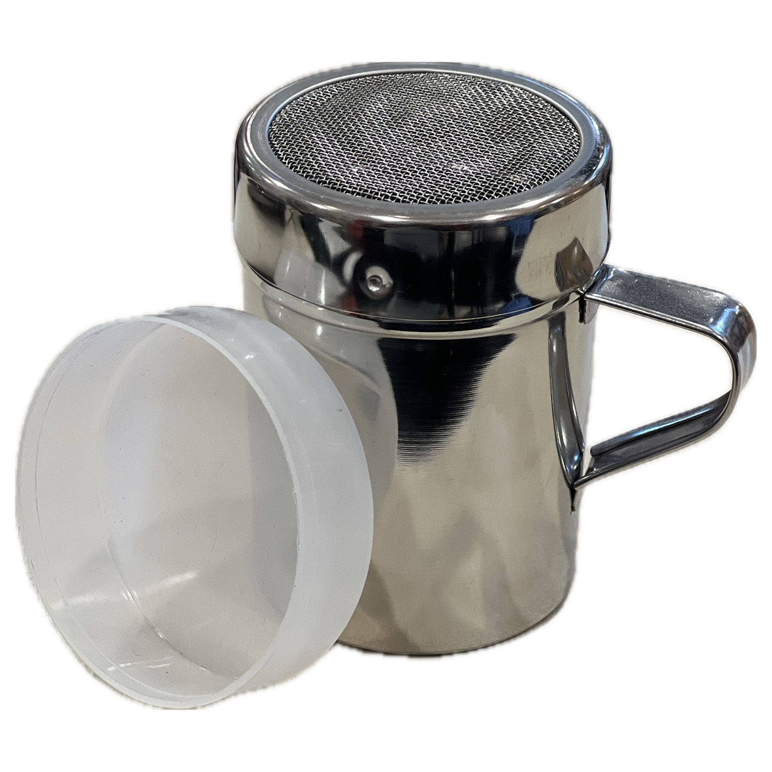 Stainless Steel Chocolate Shaker with Handle 7x10-4
