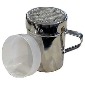 Stainless Steel Chocolate Shaker with Handle 7x10