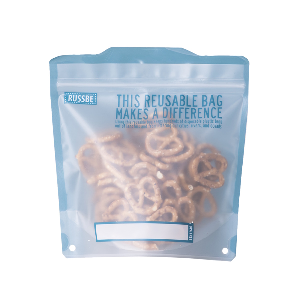 Russbe Sandwich Bags Pack 8 - Blue Statement-3