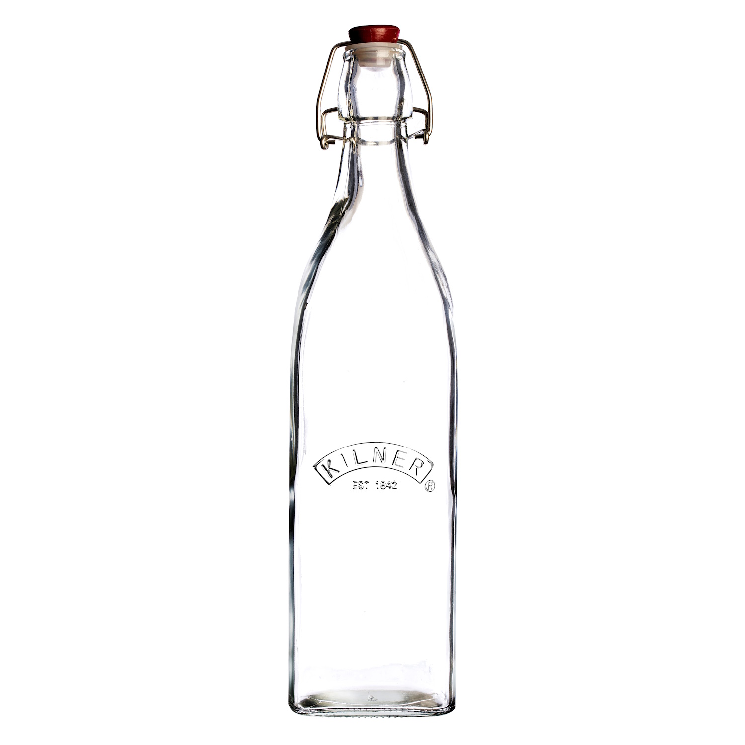 Kilner Square Clip Top Bottle 1 Litre