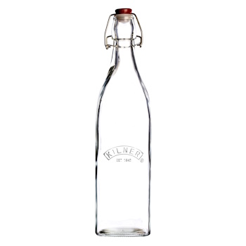 Kilner Square Clip Top Bottle 1 Litre