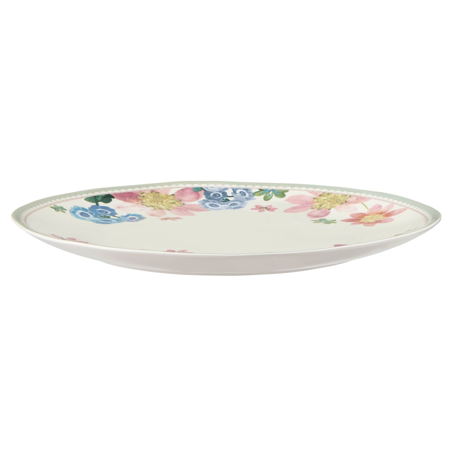 Maxwell & Williams Primula Round Platter 32cm White Gift Boxed